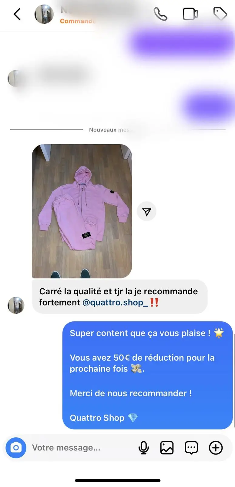 Image d'avis client
