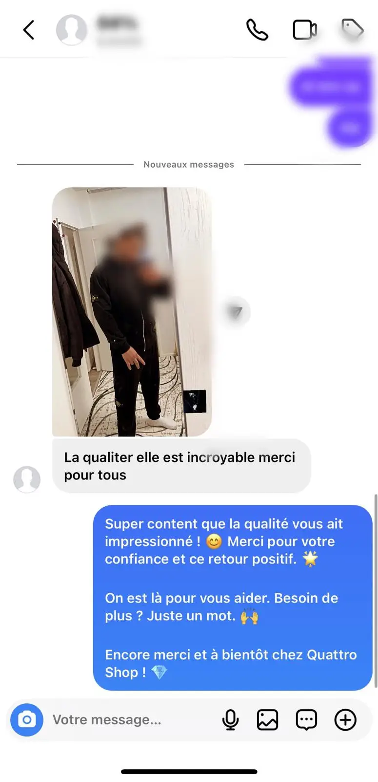 Image d'avis client