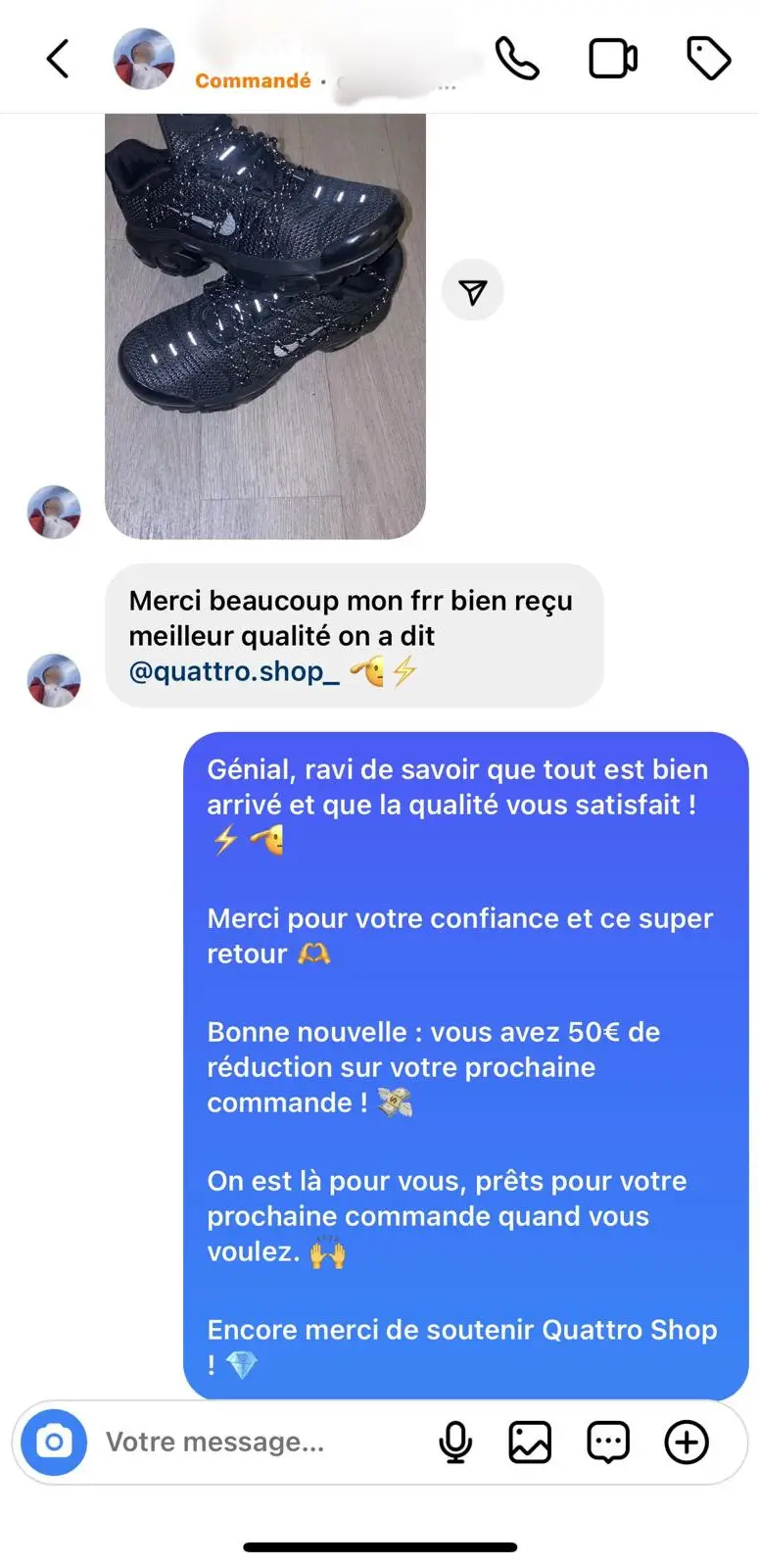 Image d'avis client