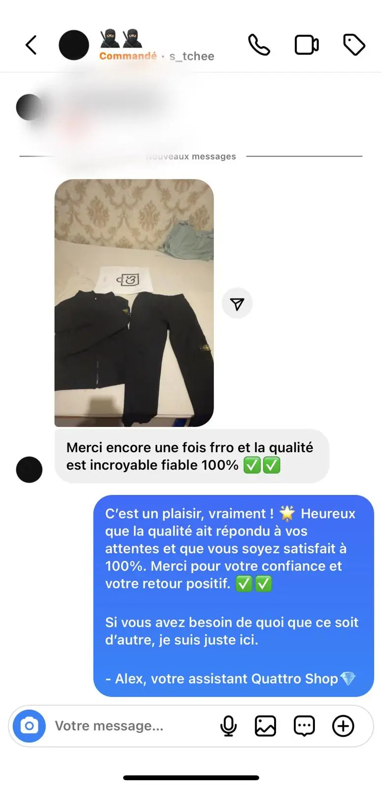 Image d'avis client